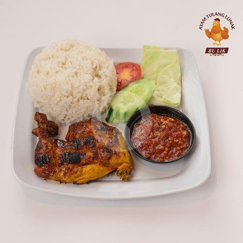 Paket Ayam Bakar Tulang Lunak + Nasi Putih menu Ayam Tulang Lunak Bu Lik, Kubu Anyar