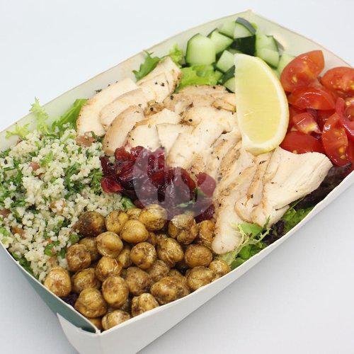 Chicken Tabbouleh Salad Box menu Tender Leaf Canteen Healthy, Salad, Soup, Yogurt