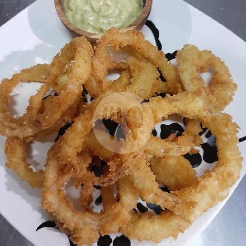 Onion Rings menu Indian Mokshu Vegetarian Cuisine, Canggu