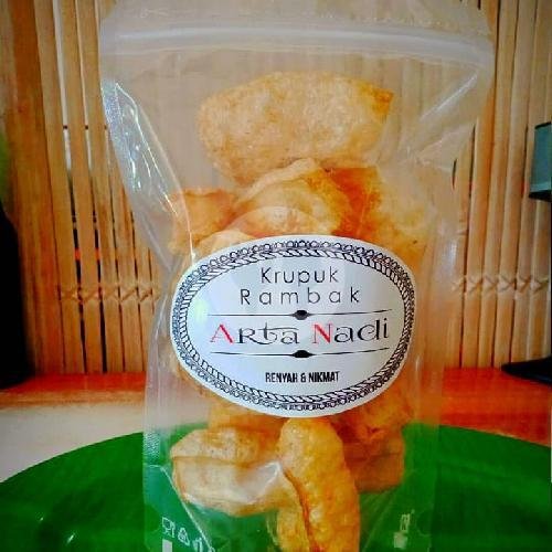 Krupuk Rambak menu Warung Babi Genyol Arta Nadi, Semer