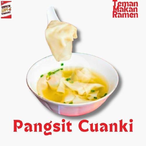 Pangsit Cuanki menu Ramen Sapi Ishokuiki, Terong Tawah