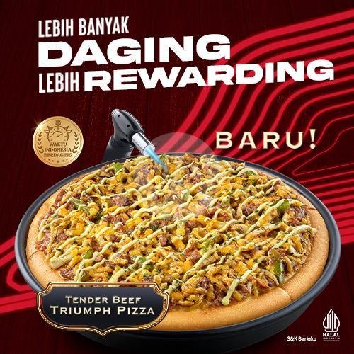 Regular Pizza Tender Beef Triumph menu Pizza Hut, Mercure