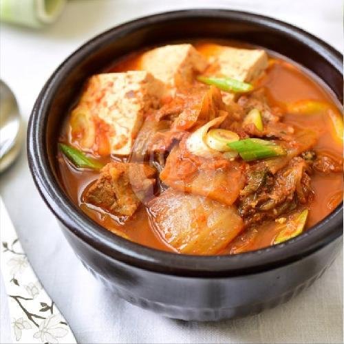 Kimchi Soup menu Macrome Hanna Chicken, Tibung Sari