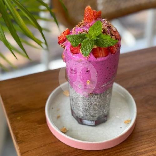 Coconut Chia Pudding Dragon menu Tarabelle Donuts, Coffee & Eats