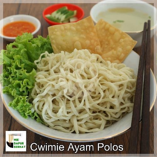 Cwie Mie Polos menu Mie Dapur Berkat, Sesetan