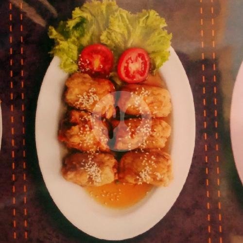 Tahu Gulung Saus Inggris menu RM. Vegetarian dan Vegan Dapur Sayur, Beaq Ganggas