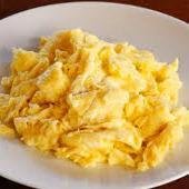 Srcamble egg/telor orak arik menu Warung Wulan, Perum. Gria Nuansa Raya
