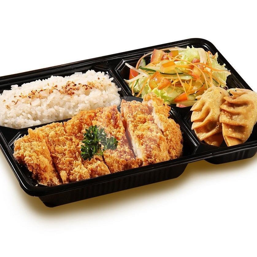 Chicken Katsu & Gyoza Bento menu Kimukatsu, Living World Bali