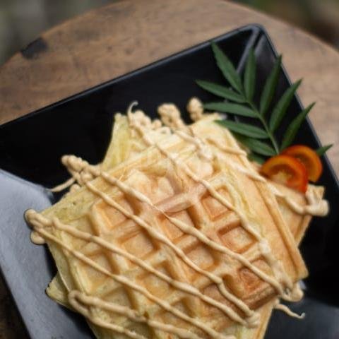 Wafle Tiramisu menu M. Aboe Talib Kediri Tabanan