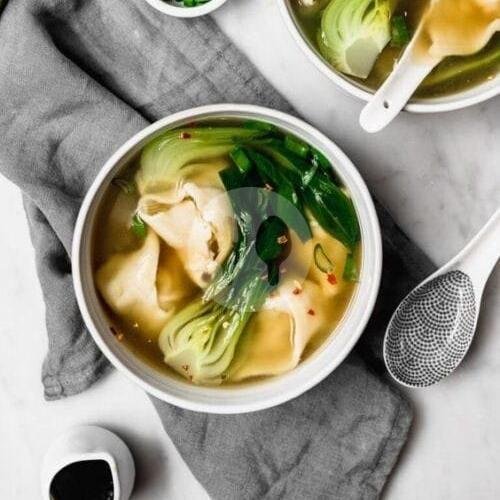 Vegetarian Soup Dumplings menu Waroeng Nyonya, Bakmie, Noodle & Rice, Pecatu Food Center