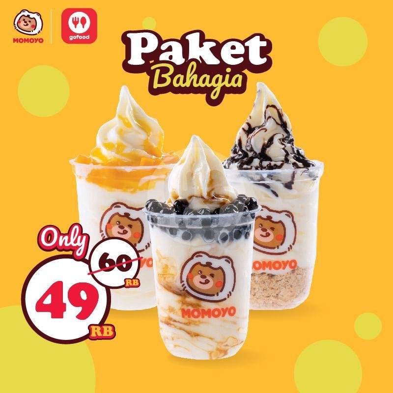 Paket Bahagia menu MOMOYO Ice Cream KRENENG, MOMOYO Ice Cream KRENENG
