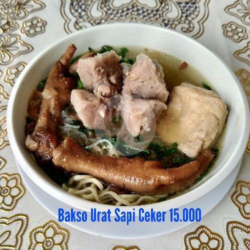 Bakso Urat Sapi + Ceker menu Mie Ayam & Bakso Solo Cak Mad, Dalung Permai