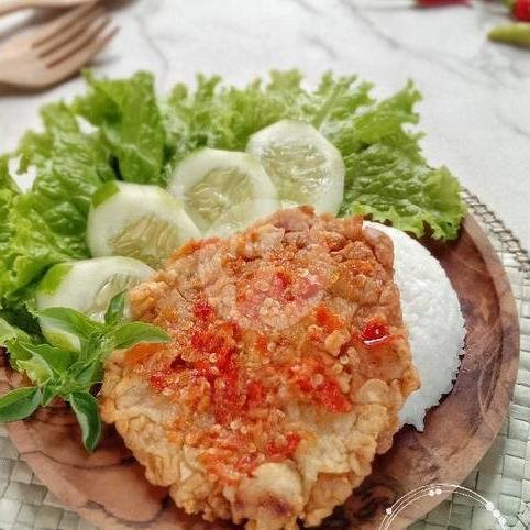 Telur Geprek+Nasi menu Geprek Fiona, Gunung Payung