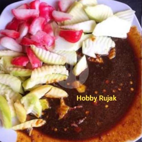 Hobby, Rujak Gula Bali Asem/Lunak Buah Campur menu Hobby Rujak, Kuta Selatan