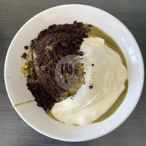 Kepal Greentea Cream Cheese menu Es Kepal Pagutan, Mataram