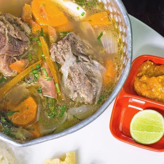 Sop Iga Babi (Pork Ribs Soup) menu Hog Wild, Batu Belig