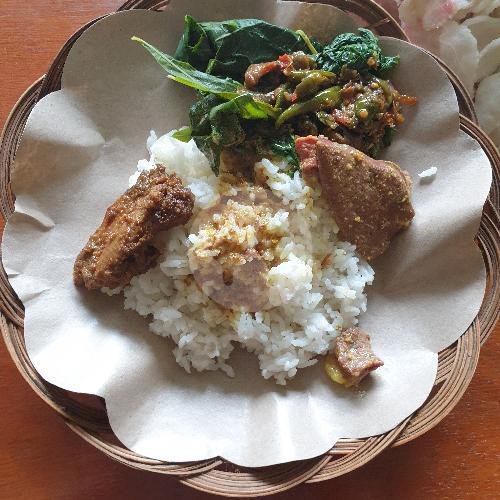 Nasi Hati Plus Rendang menu Warung Padang Kita