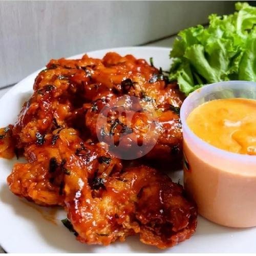 Fire Chicken Saos Keju ( Tanpa Nasi) menu ChaCha Time, Sanur