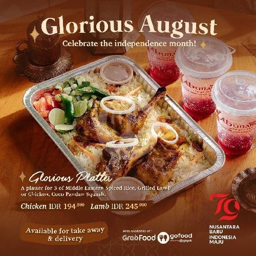 Glorious Platter Chicken (3 persons) menu Abunawas Restaurant, Imam Bonjol