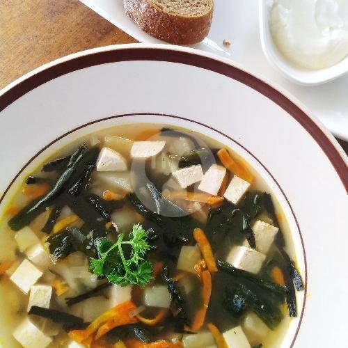 Fish (Uha) Soup menu ShRi CAFE Vegan & Vegetarian, jimbaran