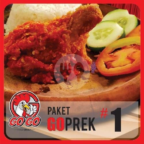Paket Goprex 1 (nasi) menu Gogo Fried Chicken Batubulan, Sukawati