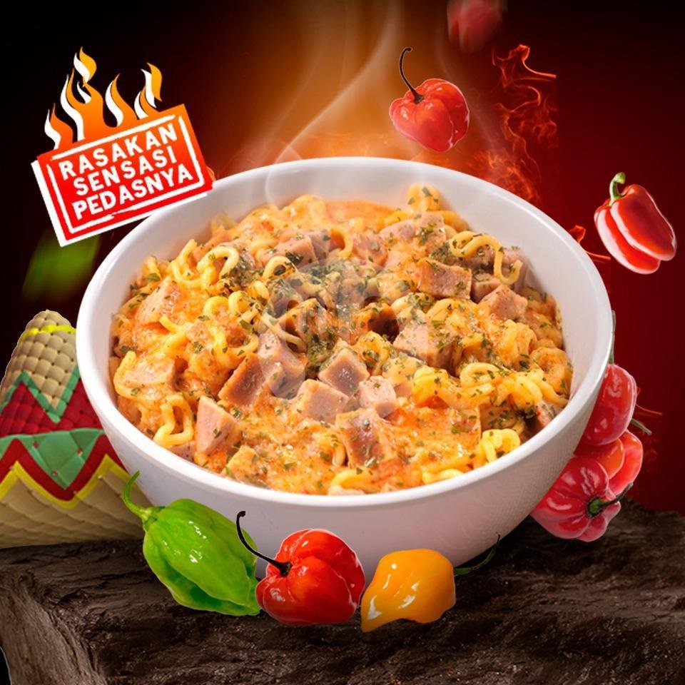 Indomie Upnormal Habanero menu Warunk Upnormal, Jimbaran