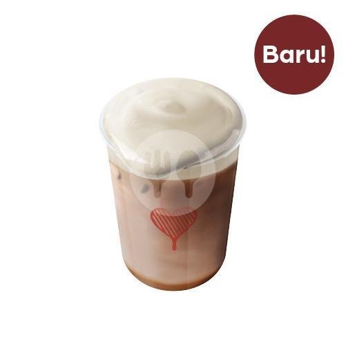 Butterscotch Sea Salt Choco menu Kopi Kenangan, Ruko Dewi Sri