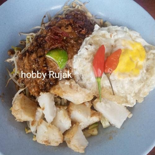 Hobby, Tipat Tahu Sayur Bumbu Kacang Telur Ceplok menu Hobby Rujak, Kuta Selatan