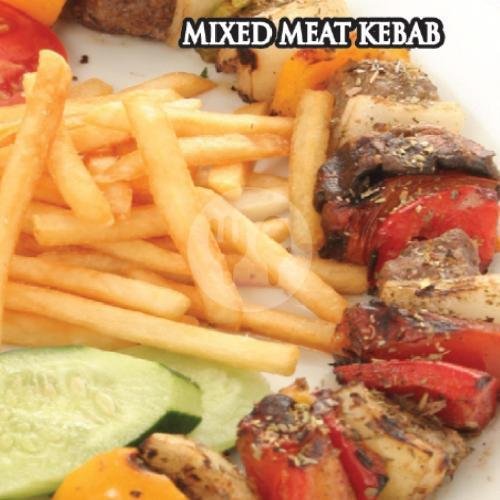 Mixed Meat Kebab menu El Greco Greek Restaurant, Seminyak