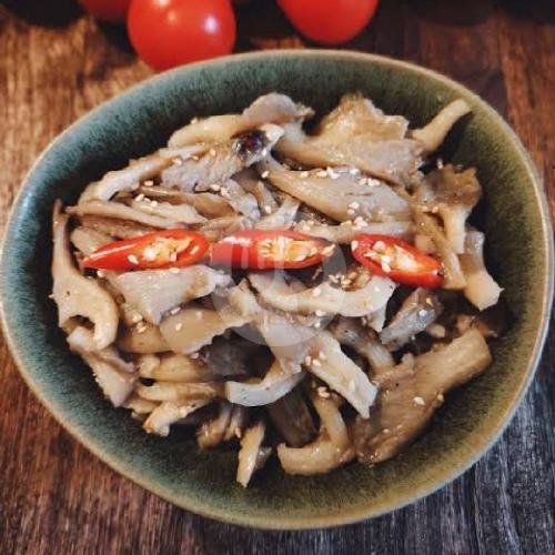 Tumis Jamur menu Lalapan Neng Gelis, Bukit Sari