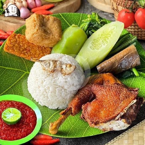 Nasi Tempong Ayam Kampung menu Nasi Tempong Badu, Kuta