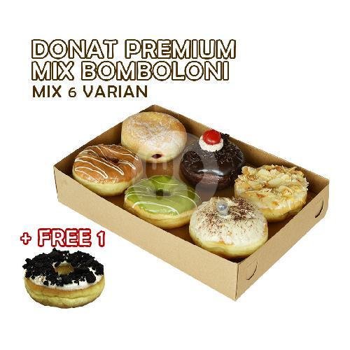 Donat Premium Mix Bomboloni Free 1 menu Kim Artisan Bakery