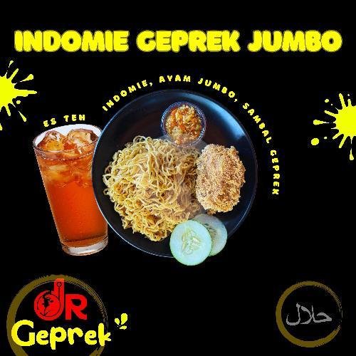 INDOMIE GEPREK JUMBO menu Dr Geprek, Jalan Swasembada, No 133