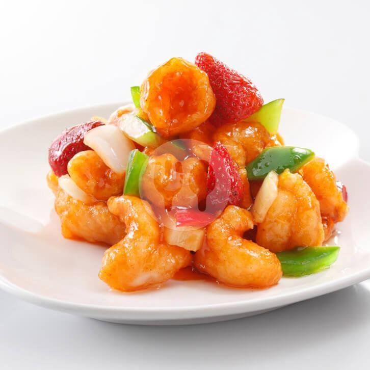 Udang Asam Manis menu Warung Amla, Diponegoro