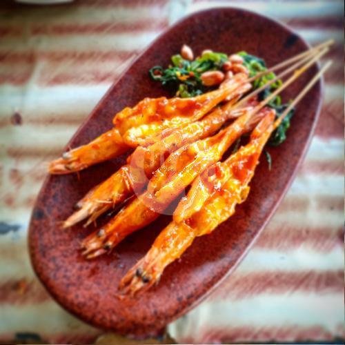 Udang Bakar Manayu menu Pondok Man Ayu, Gunung Batur