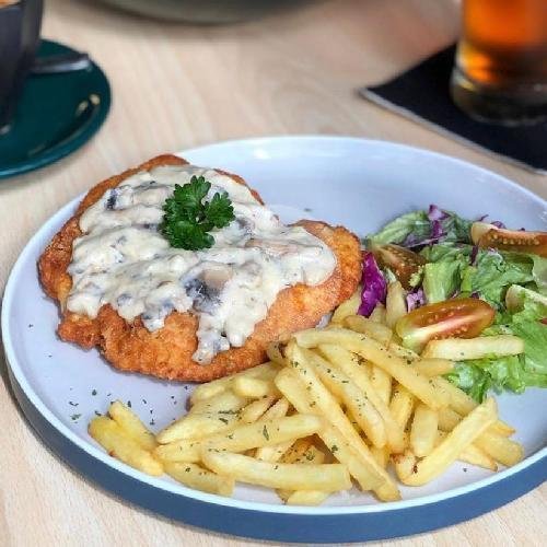 Chicken Creamy Mushroom menu Al Bacio Gelato & Cafe, Denpasar