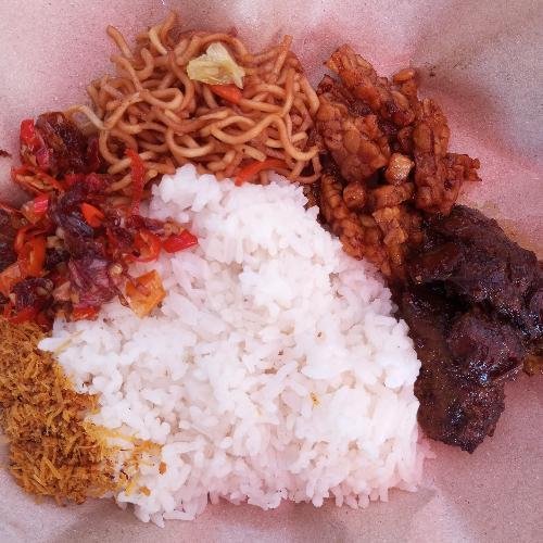 Nasi Jinggo Ati Ayam menu WARUNG J. B. K