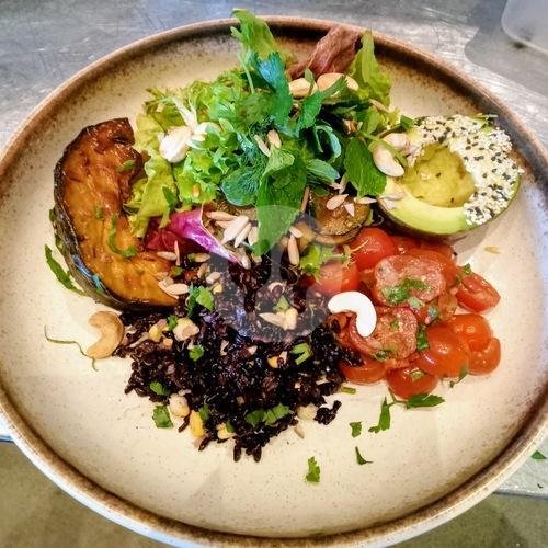 Happiness Bowl menu Genius Cafe Entrepreneur Beach Club