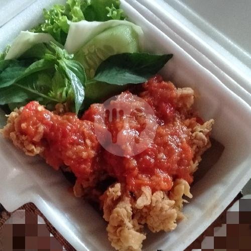 Ayam Geprek ( Tanpa Nasi) menu Teras Rumah Mbak Ulan, Perumahan Puskopad 2