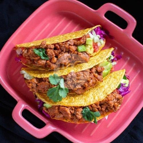 Beefless Mexican Style Tacos menu The Cure Vegan Health Kitchen, Canggu-Berawa