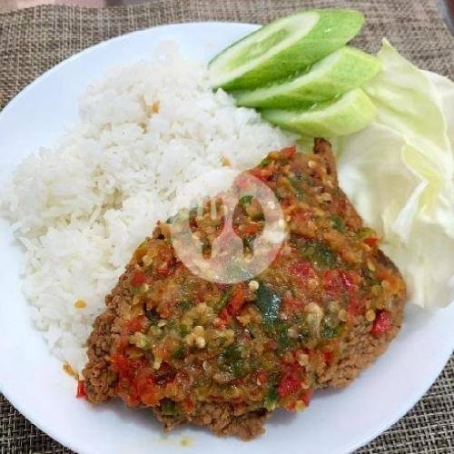 Paket Ayam Geprek Sambel Korek menu Nasi Jinggo Bu Dian, Legian