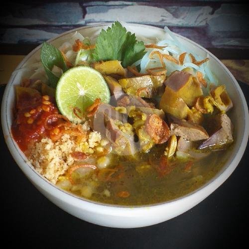 Soto Jeroan menu Soto Ayam Mas Har, Kediri Tabanan