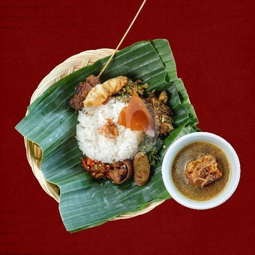 Nasi Babi Guling Campur menu Ocin Babi Guling dan Samsam