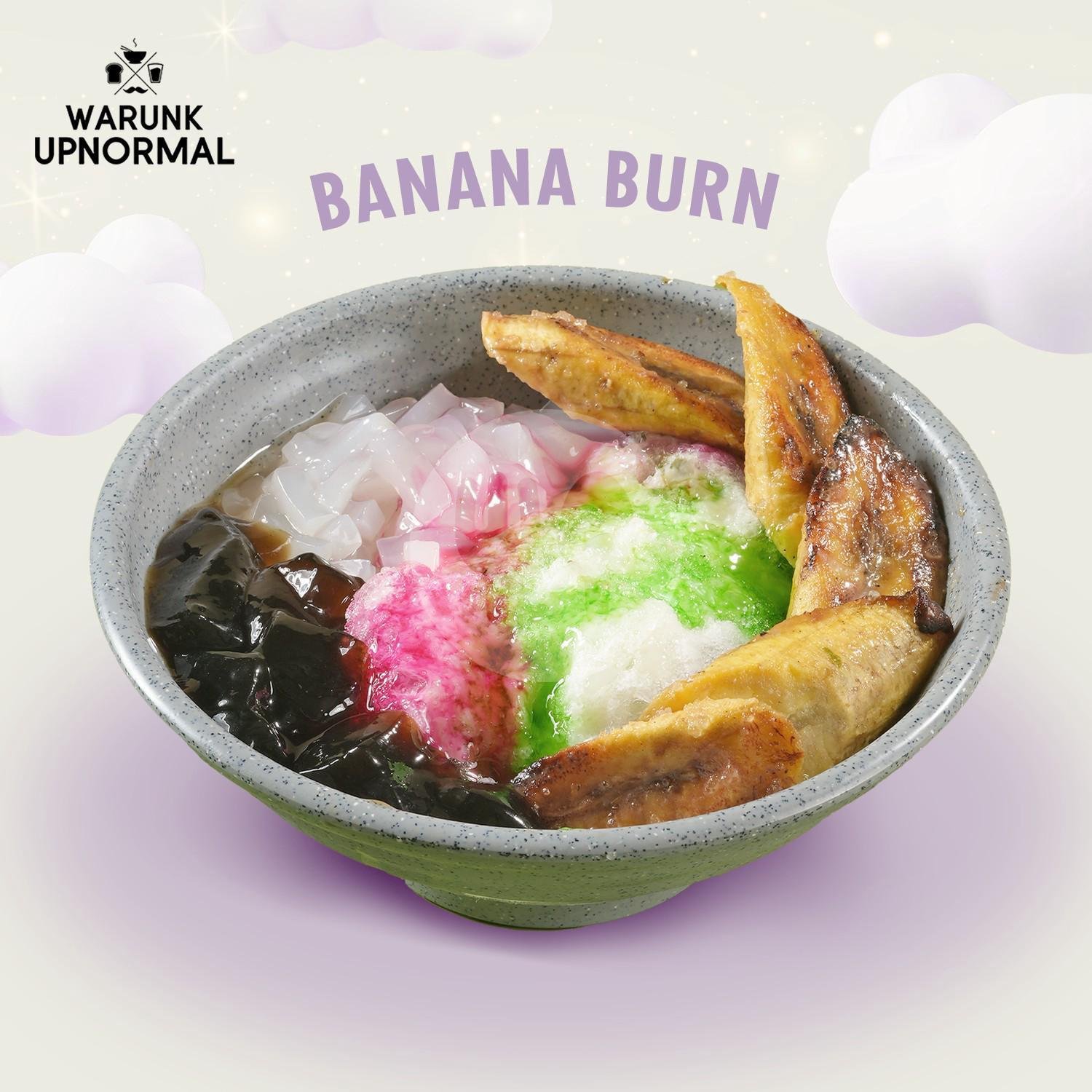 Banana Burn menu Upnormal Coffee Roasters, Lombok