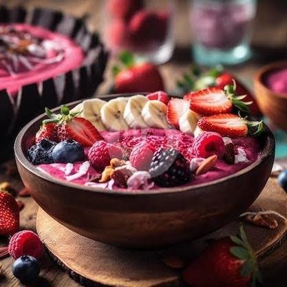 Strawberry Smoothie Bowl Special On Gofood menu Bintang Smoothies Bowl and Juice, Legian