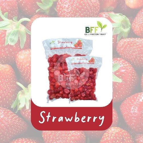 Strawberry 500 Gram menu Bali Frozen Fruit, Dewi Sri