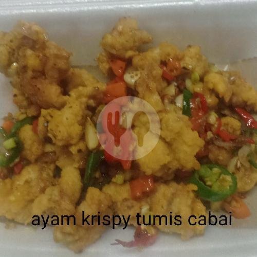 Ayam Krispy Tumis Cabai menu Mase Lalapan Seafood & Nasi Goreng, Buana Raya