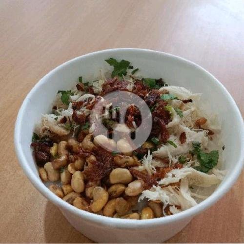 Bubur Ayam Pake Cup menu Bubur Ayam Khas Jakarta Bang Yos, Teuku Umar Barat