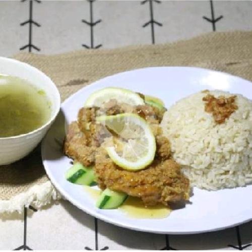 Lemon Chicken Rice/Nasi Ayam Goreng Saos Lemon menu Journey Of Taste, Jl Raya Sesetan No 580