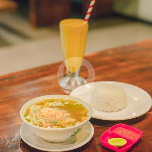 Soto + Nasi menu Dapoer Cak Asmo, Mahendradata